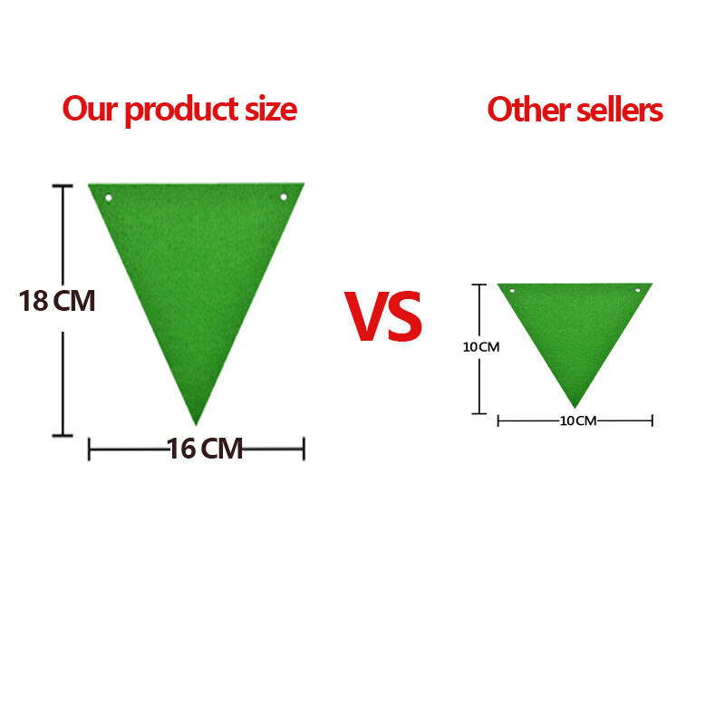 Νέα 18 Flags 8m 12 Flags 4m Χειροποίητα Halloween Black Bunting Pennant Flags Banner Garland Home Party Party Decoration DIY