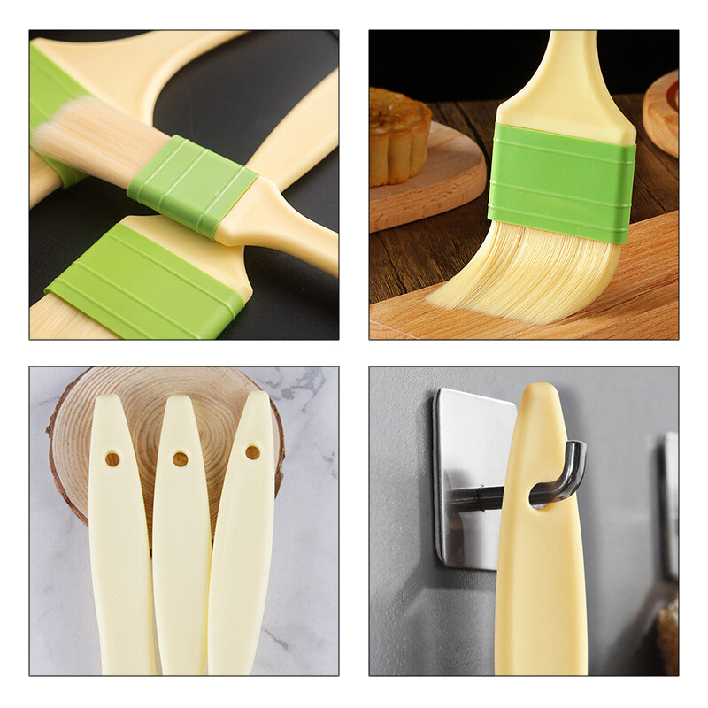 Fais Du sütőkefe BBQ olajkefe műanyag grill kenyér sörte ecset főzőedények kemping kütyük sütemény eszközök háztartás