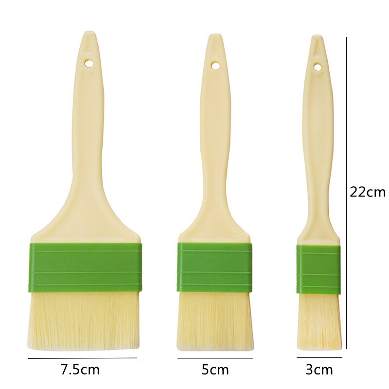 Fais Du sütőkefe BBQ olajkefe műanyag grill kenyér sörte ecset főzőedények kemping kütyük sütemény eszközök háztartás