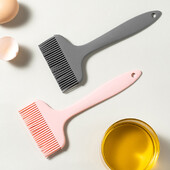 2gab Lielas silikona eļļas birstes Integrēta plata maizes cepšanas otiņa pankūku mērces garšvielu otiņa bārbekjū eļļas birste Virtuves rīks