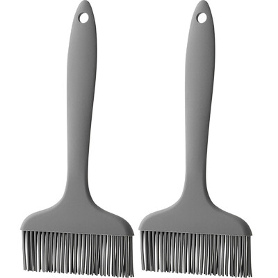 2gab Lielas silikona eļļas birstes Integrēta plata maizes cepšanas otiņa pankūku mērces garšvielu otiņa bārbekjū eļļas birste Virtuves rīks