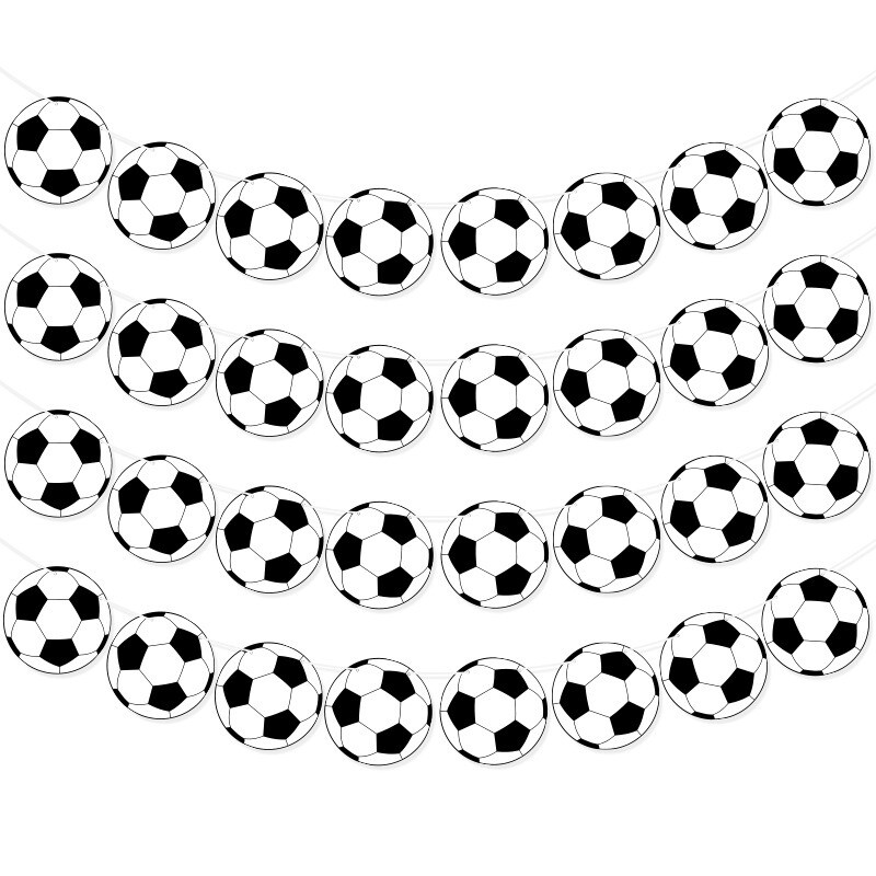 Sport téma Labdák Papírfüzérek Röplabda Labdarúgás Rögbi Kosárlabda Baseball Banner Sport Fiú Boldog Születésnapot Party Kellékek