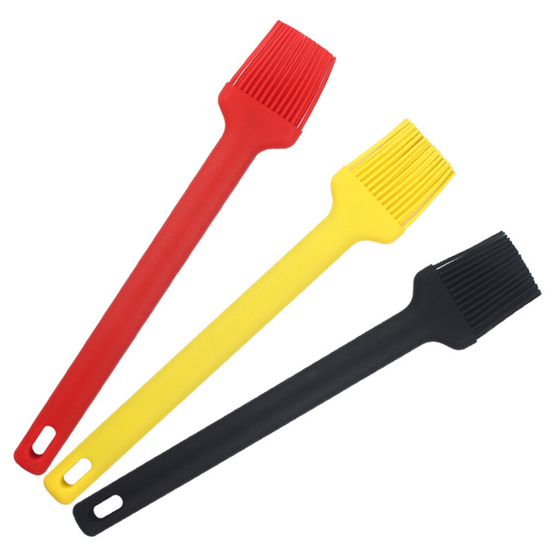 Grilio įrankiai Silikoninis kepsninės aliejaus šepetys Aukštos temperatūros virtuvės kepimo įtaisai Buitinis kepsninės teptukas