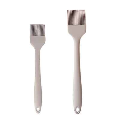 Σετ βουρτσών 2 τεμαχίων σιλικόνης κατάλληλο για εφαρμογή πλυσίματος αυγών σε ζύμη πίτας που γυαλίζει ένα ράφι με παϊδάκια ανθεκτικό στη θερμότητα εύκαμπτο