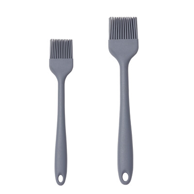 Σετ βουρτσών 2 τεμαχίων σιλικόνης κατάλληλο για εφαρμογή πλυσίματος αυγών σε ζύμη πίτας που γυαλίζει ένα ράφι με παϊδάκια ανθεκτικό στη θερμότητα εύκαμπτο