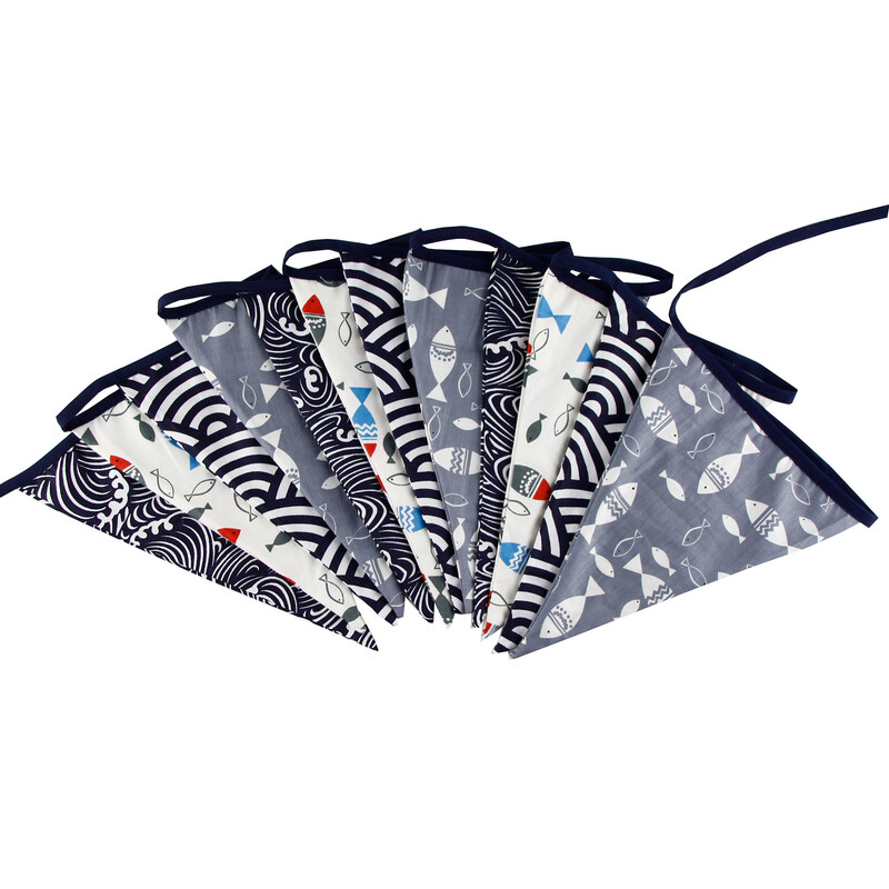 Új, nagyobb méretű, 12 zászlós sárga kacsa szövet transzparensek egyéni gyerek sármány buli születésnapi füzér otthoni dekoráció