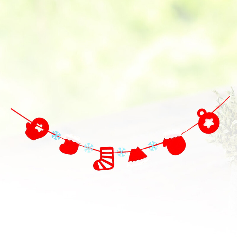 Linksmų Kalėdų reklaminė juosta Kalėdų šutvės girliandos ženklas su sniego senio elnio medžio kojinėmis Kalėdų vakarėlis