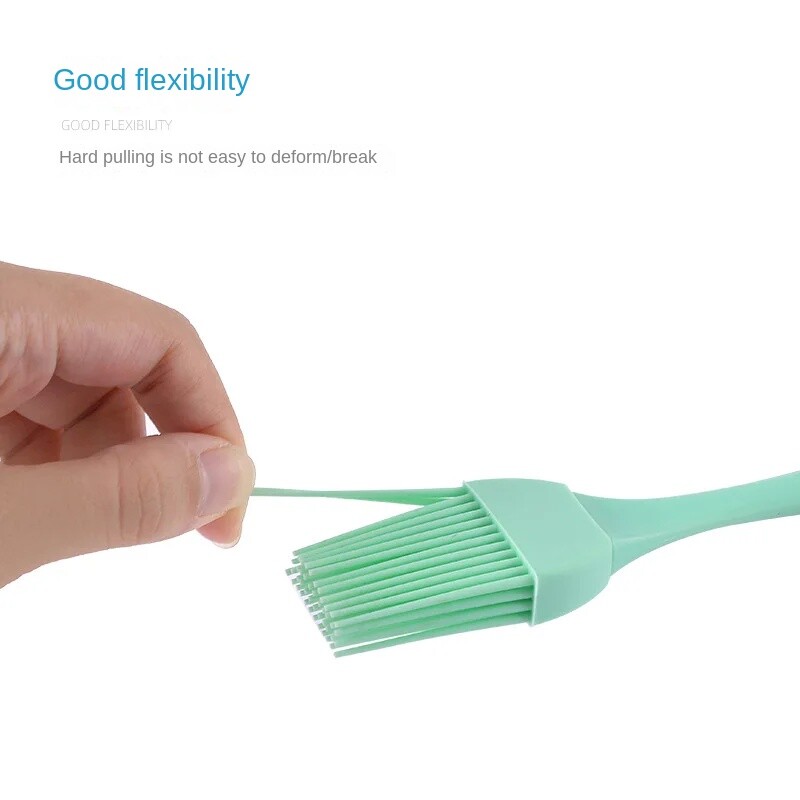 Silikoninis šepetėlis BBQ, aliejaus šepetys virimui ir kepimui, virtuvės įrankiai namams, 1 komplektas