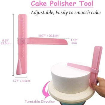 13 PCS Скрепер за фондан Icing Smoother Rolling Pin Trimmer Cutter Embosser Flower Scissor For Sugarcraf Cake Decorating Tool t