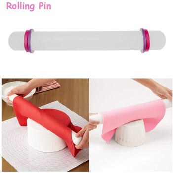 13 PCS Скрепер за фондан Icing Smoother Rolling Pin Trimmer Cutter Embosser Flower Scissor For Sugarcraf Cake Decorating Tool t