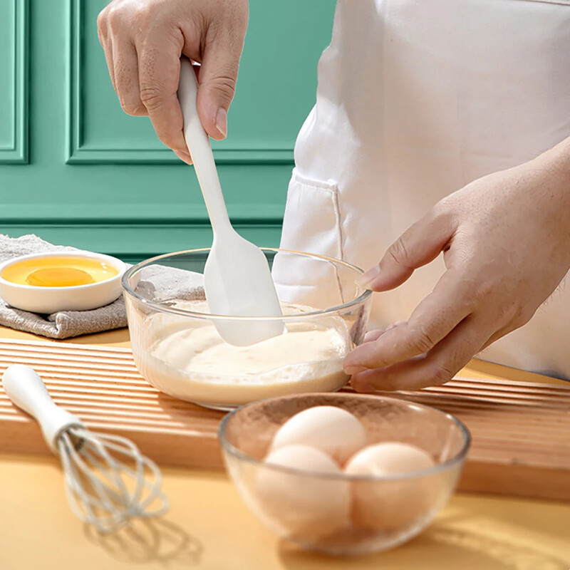 4vnt Maistinio kiaušinių plaktuvo mini maisto spaustukas silikoninis mini kepimo įrankis Mini kepimo grandiklis aliejaus teptukas virtuvės reikmenų gaminimo įrankių rinkinys