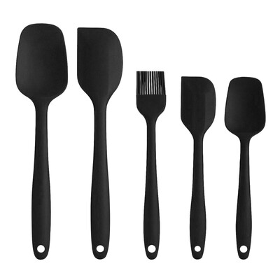 Silikoninis pyrago grandiklis, karščiui atsparus, nelimpantis tortų kremas, mentele virtuvės kepimo tešlos grandiklis Formos teptuku Kepimo priedai