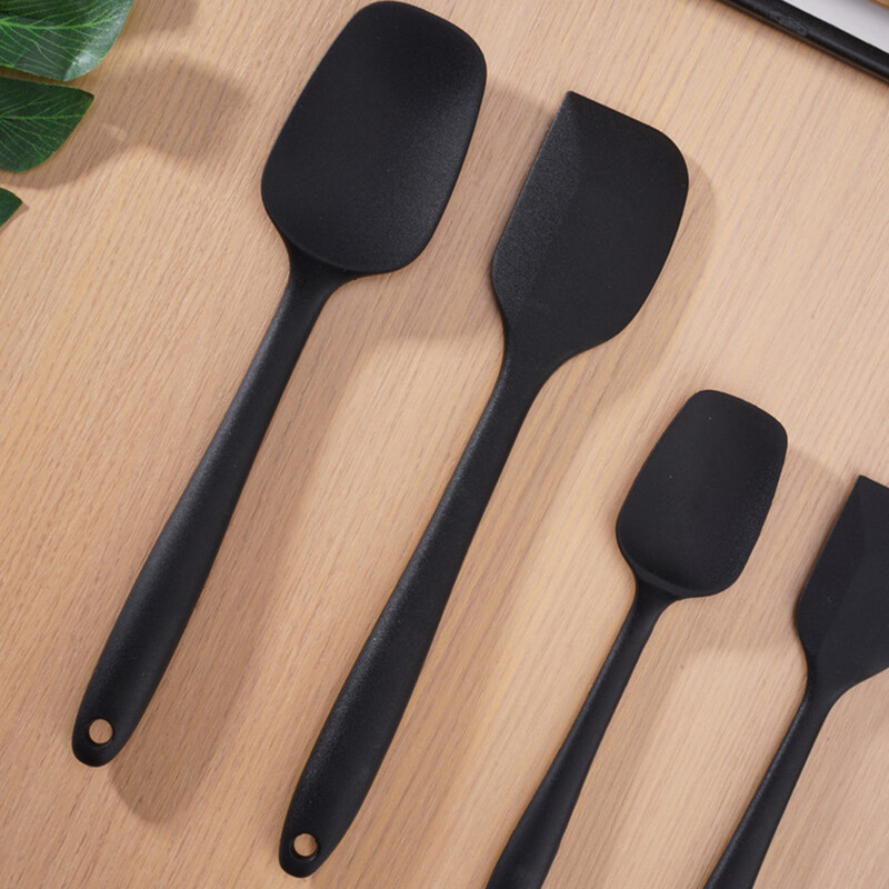 Silikoninis pyrago grandiklis, karščiui atsparus, nelimpantis tortų kremas, mentele virtuvės kepimo tešlos grandiklis Formos teptuku Kepimo priedai