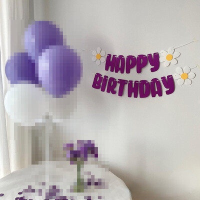 INS korejiešu tipa meitene, 2. 3. rozā balta, daudz laimes dzimšanas dienā, ziedu vītne, puiša ballīte, zila, balta, neausta margrietiņa vītne