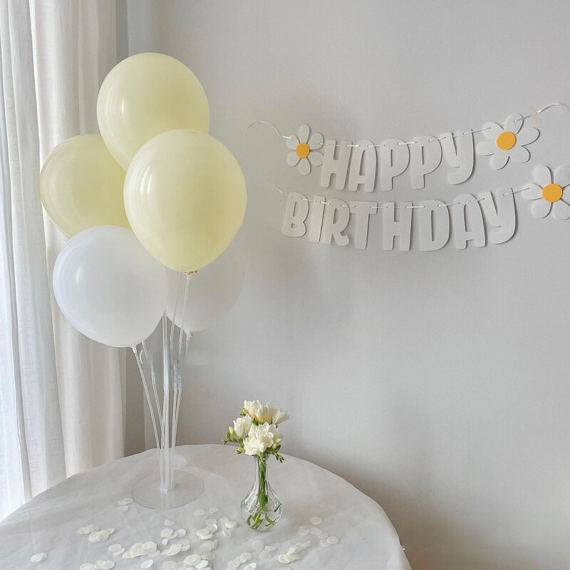 INS korejiešu tipa meitene, 2. 3. rozā balta, daudz laimes dzimšanas dienā, ziedu vītne, puiša ballīte, zila, balta, neausta margrietiņa vītne