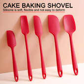 5 vnt maistinio silikoninio kreminio kastuvo rinkinys, karščiui atsparus, nelipnus tešlos semtuvas, skirtas tortų formavimui, kepimui. Virtuvės gaminimo įrankis