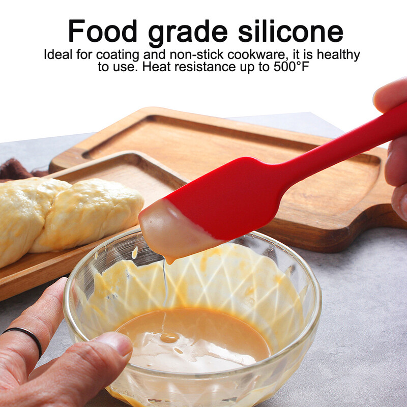 5 vnt maistinio silikoninio kreminio kastuvo rinkinys, karščiui atsparus, nelipnus tešlos semtuvas, skirtas tortų formavimui, kepimui. Virtuvės gaminimo įrankis