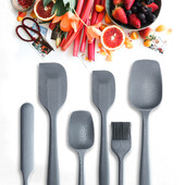 Pro-Grade silikoninių mentelių rinkinys Kepimo įrankiai Virtuvės reikmenys Duonos pyragų konditerijos gaminių gaminimas Maišymo grandiklis Besiūlis karščiui atsparus