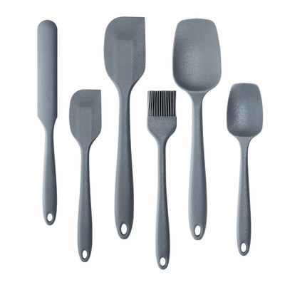 Pro-Grade silikoninių mentelių rinkinys Kepimo įrankiai Virtuvės reikmenys Duonos pyragų konditerijos gaminių gaminimas Maišymo grandiklis Besiūlis karščiui atsparus