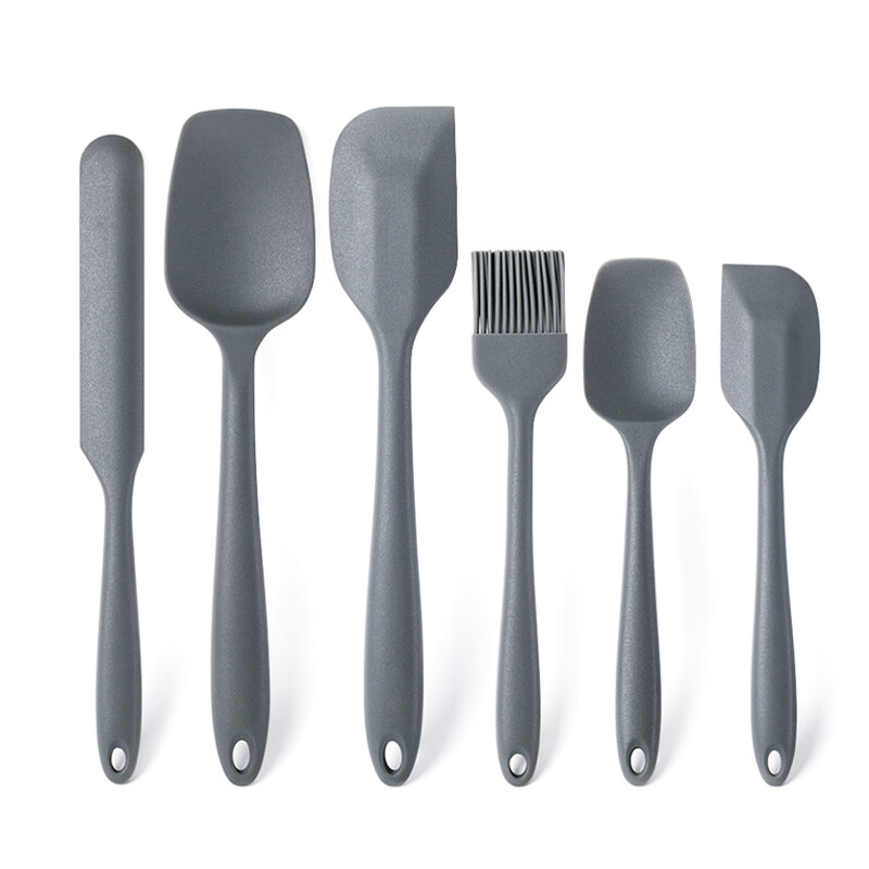 Pro-Grade silikoninių mentelių rinkinys Kepimo įrankiai Virtuvės reikmenys Duonos pyragų konditerijos gaminių gaminimas Maišymo grandiklis Besiūlis karščiui atsparus