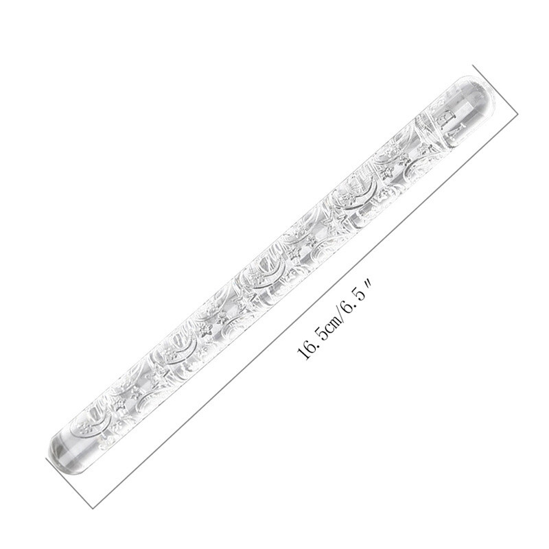 Új akril sodrófa dombornyomásos sütik tészta fondant torta impressziós sodrófa tészta görgős konyhai sütőeszközök