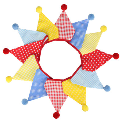 3,2 M Vintage virágos szövet sármány 12 zászlós zászló labdákkal Esküvői parti dekorációs szalaghirdetés otthoni babaváró karneváli füzér