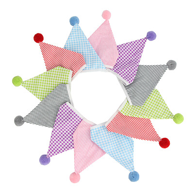 3,2 M Vintage virágos szövet sármány 12 zászlós zászló labdákkal Esküvői parti dekorációs szalaghirdetés otthoni babaváró karneváli füzér