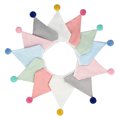 3,2 M Vintage virágos szövet sármány 12 zászlós zászló labdákkal Esküvői parti dekorációs szalaghirdetés otthoni babaváró karneváli füzér