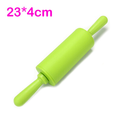 Tapadásmentes szilikon sodrófa Fondant tésztahenger 2 méretű sodrófa színes tésztaszerszám konyhai kütyü 35