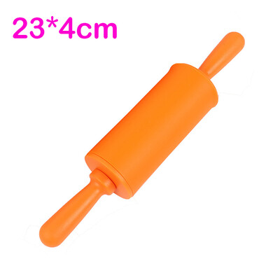 Tapadásmentes szilikon sodrófa Fondant tésztahenger 2 méretű sodrófa színes tésztaszerszám konyhai kütyü 35