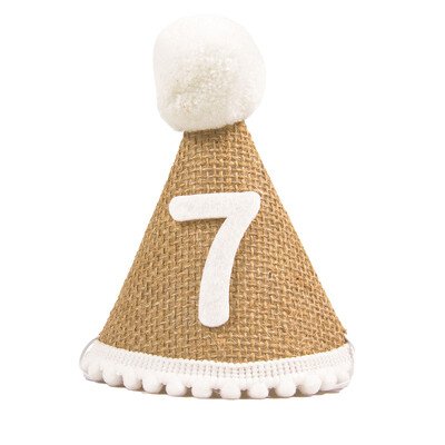 Zsákvászon sapka baba első születésnapi partiján len filc sapka 1. 2. 3. éves gyerekek baba zuhany sapka születésnapi fejpánt dekoráció