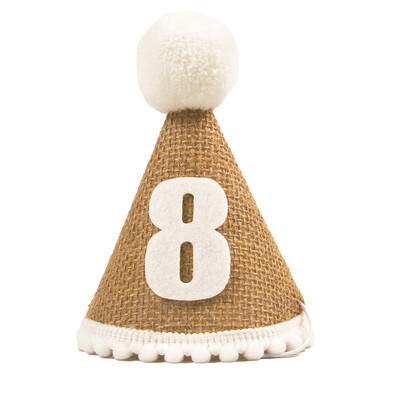 Zsákvászon sapka baba első születésnapi partiján len filc sapka 1. 2. 3. éves gyerekek baba zuhany sapka születésnapi fejpánt dekoráció