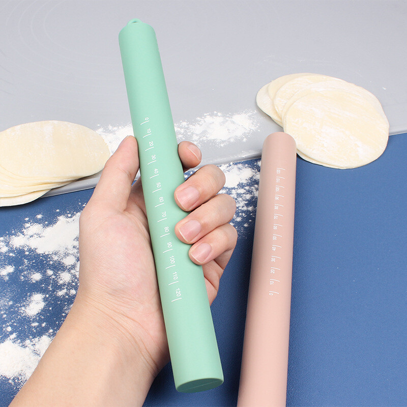 Konyhai szilikon tészta sodrófa tapadásmentes barkácsgombóc tészta pite Ételhenger Ravioli pizza palacsinta bőrprés Sütőeszközök