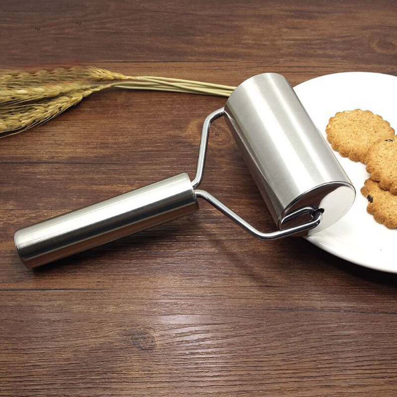 Virtuvė Daugiafunkcis kočėlas Pradžia Nerūdijančio plieno makaronų kepimo volelis Įrankis Tešlos koldūnų gaminimo priedai Kočėlas