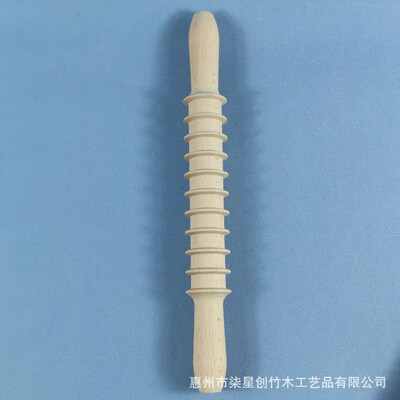 Fa sodrófa Kenyér tészta tésztavágó sodrófa 2 az 1-ben sodrófa csavarmenet kialakítás Konyhai Főzés Sütőeszközök