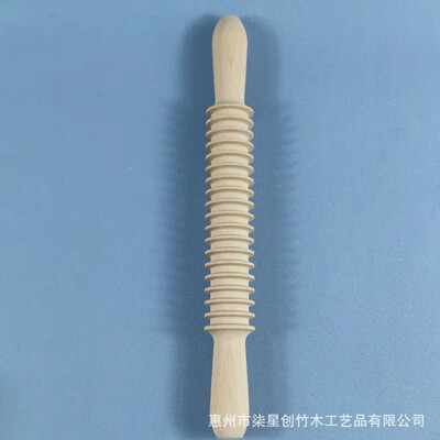 Fa sodrófa Kenyér tészta tésztavágó sodrófa 2 az 1-ben sodrófa csavarmenet kialakítás Konyhai Főzés Sütőeszközök