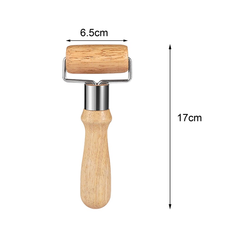 Kis sodrófa konyhai szerszám T alakú fából készült tészta kézi hengerrel, tartós pizza
