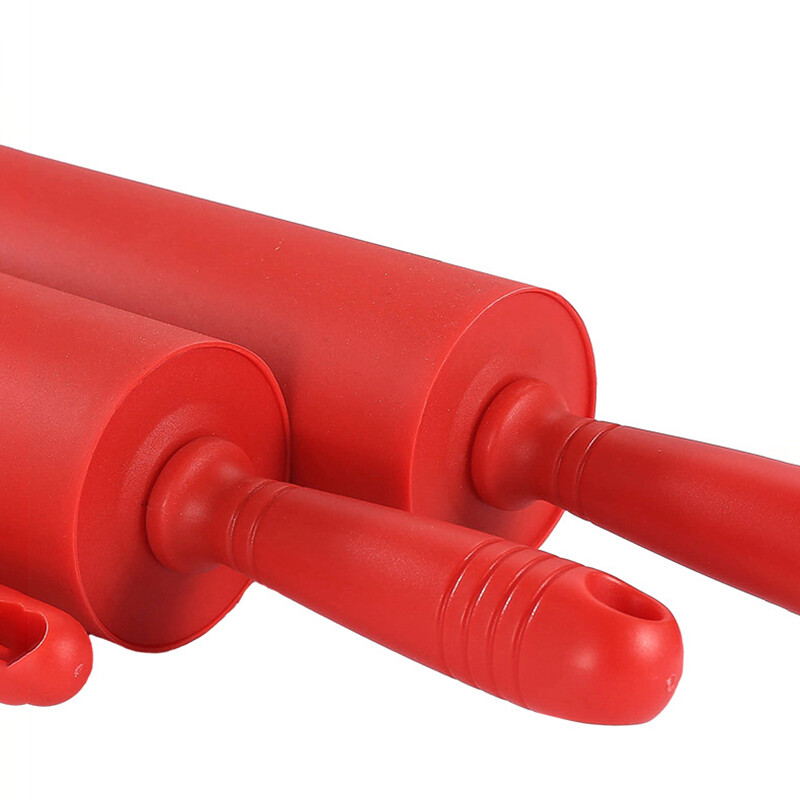 Silikoninis didelis kočėlinis volelis, nelipnus buitinis kočėlas virtuvės „pasidaryk pats“ kepimo įrankis