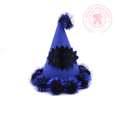 ÚJ Születésnapi parti dekorációs kellékek Baba 1 éves felnőtt fejdísz arany lila fehér kék piros torta hegyes sapka nagykereskedés