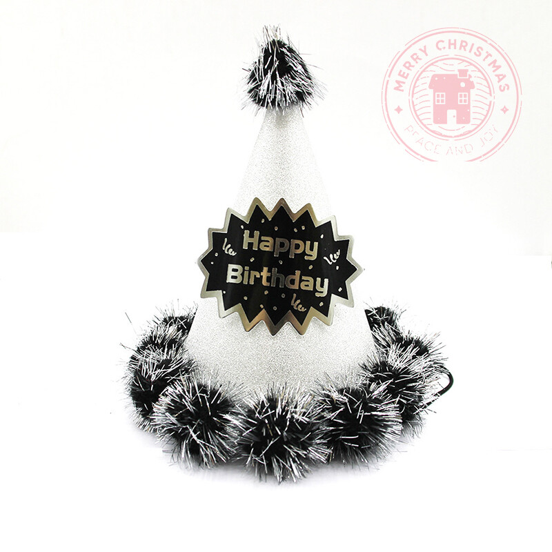 ÚJ Születésnapi parti dekorációs kellékek Baba 1 éves felnőtt fejdísz arany lila fehér kék piros torta hegyes sapka nagykereskedés