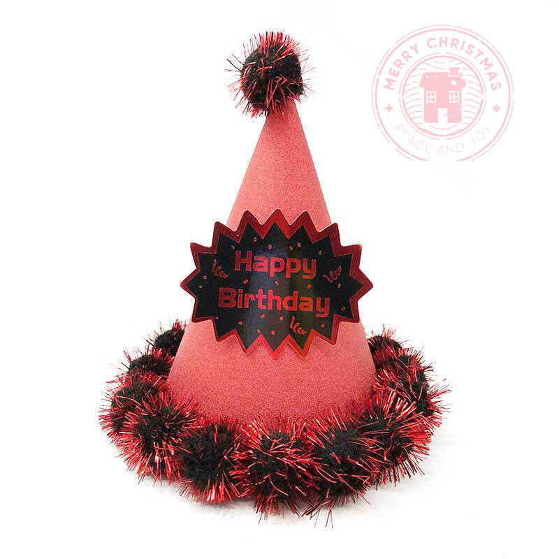 ÚJ Születésnapi parti dekorációs kellékek Baba 1 éves felnőtt fejdísz arany lila fehér kék piros torta hegyes sapka nagykereskedés