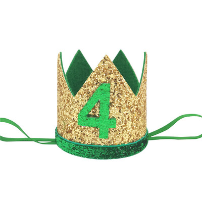 1db Jungle Safari téma 1 2 3 4 5 6 Születésnapi korona fejpánt Születésnapi korona sapka Baby Shower gyerekeknek Születésnapi parti dekoráció