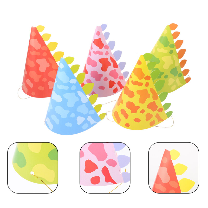 10 τμχ Καπέλο γενεθλίων με θέμα το δεινόσαυρο για παιδιά Καπέλα για παιδικά πάρτι νήπια Μπομπονιέρες ντους για μωρά για ενήλικες