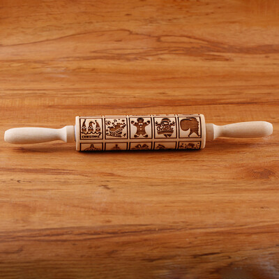 1 db 13,7 hüvelykes 20 rácsos karácsonyi fa dombornyomott sodrófa cukrászsütő eszközökhöz, levél kaptár mély gravírozású süti bélyegző eszköz