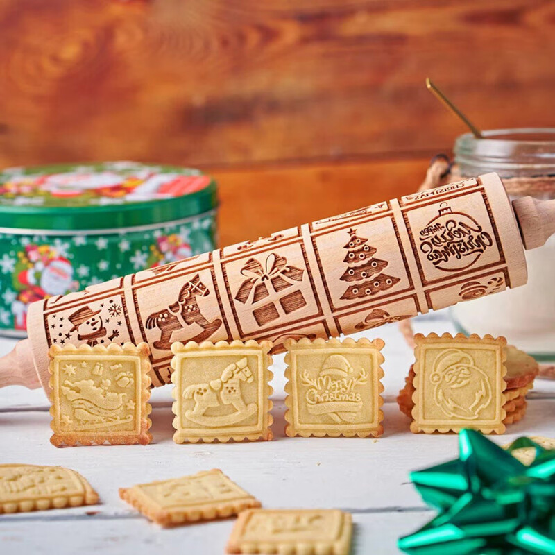 1 db 13,7 hüvelykes 20 rácsos karácsonyi fa dombornyomott sodrófa cukrászsütő eszközökhöz, levél kaptár mély gravírozású süti bélyegző eszköz