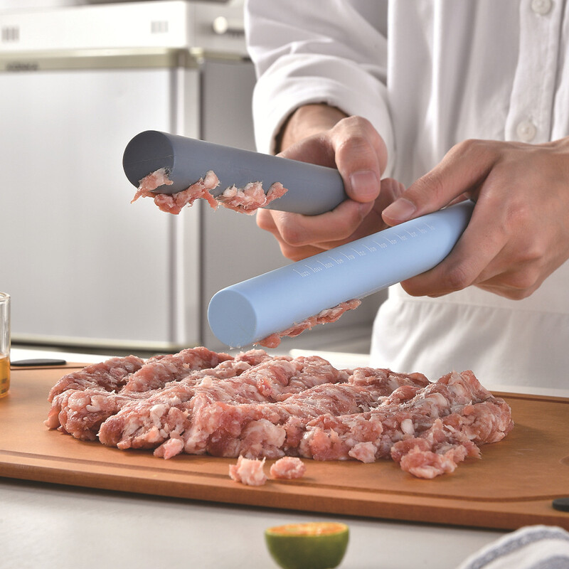 26 cm-es szilikon sodrófa, rozsdamentes acél tészta tészta liszt henger konyhai főzőeszköz tészta süti tésztához