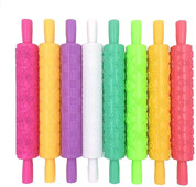 Roller torta díszítés dombornyomott sodrófák Texturált tapadásmentes fondant tészta cukormáz agyag tészta görgős konyhai sütőeszközök