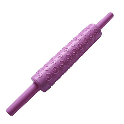 Roller torta díszítés dombornyomott sodrófák Texturált tapadásmentes fondant tészta cukormáz agyag tészta görgős konyhai sütőeszközök