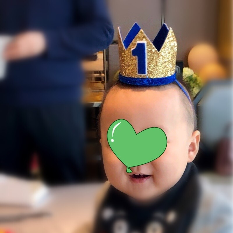 Zēna zila sudraba pirmās dzimšanas dienas cepure meitene zelta rozā priness kroņa numurs 1. 2 3 gadus veca ballīšu cepure, mirdzoša dzimšanas dienas galvas saite