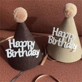 1db vastagított filckúp születésnapi kalapok lányoknak fiúknak boldog születésnapot kalapok gyerek születésnapi parti díszek